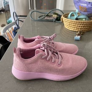 Allbirds pink wool runners